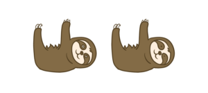 ナマケモノ イラストマン人物フリーイラスト素材集