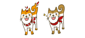 犬と猫 イラストマン人物フリーイラスト素材集