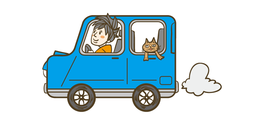 ドライブ イラストマン人物フリーイラスト素材集