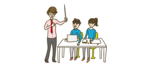 講義する人 イラストマン人物フリーイラスト素材集