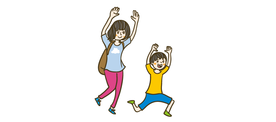 うかれる人 イラストマン人物フリーイラスト素材集