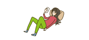 パソコンをする人 イラストマン人物フリーイラスト素材集