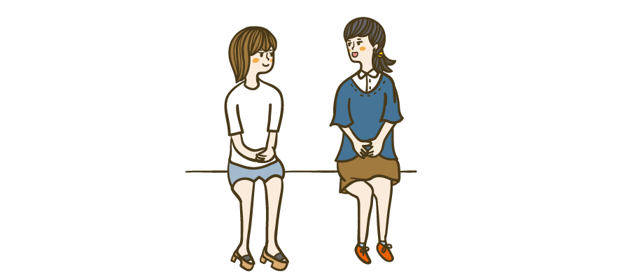 おしゃべり イラストマン人物フリーイラスト素材集