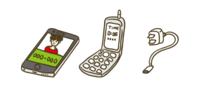 スマホを使う人 イラストマン人物フリーイラスト素材集
