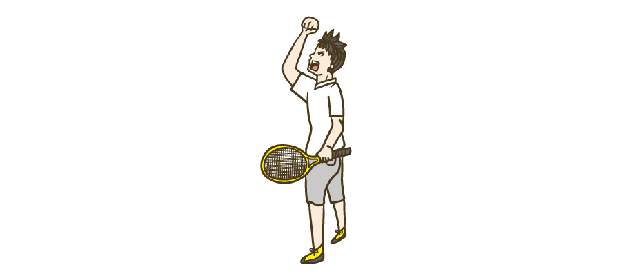 テニス選手 イラストマン人物フリーイラスト素材集