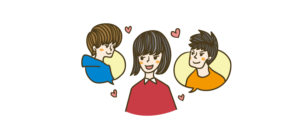 惚れたもの負け イラストマン人物フリーイラスト素材集