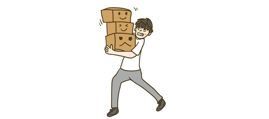 荷物を運ぶ人 イラストマン人物フリーイラスト素材集