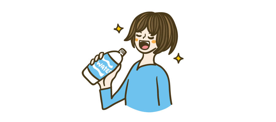 水分補給 イラストマン人物フリーイラスト素材集