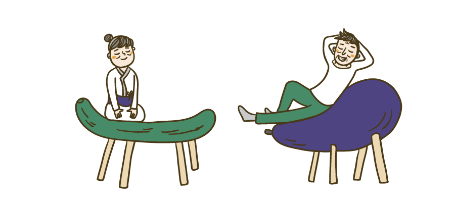 なすときゅうり イラストマン人物フリーイラスト素材集