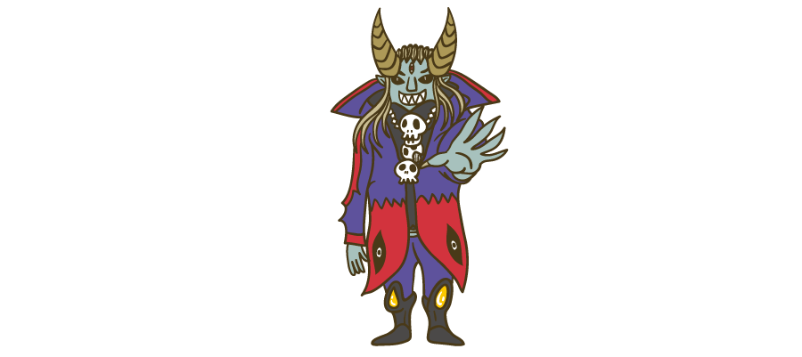 魔王 イラストマン人物フリーイラスト素材集