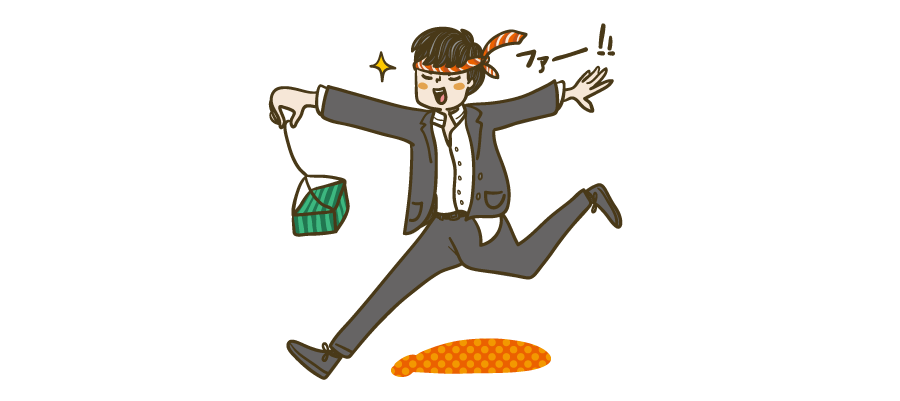 酔っ払い | イラストマン人物フリーイラスト素材集